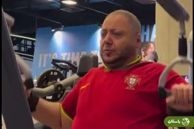 ویدئویی از تمرینات سنگین بدنسازی مازیار لرستانی و تغییر چهره او