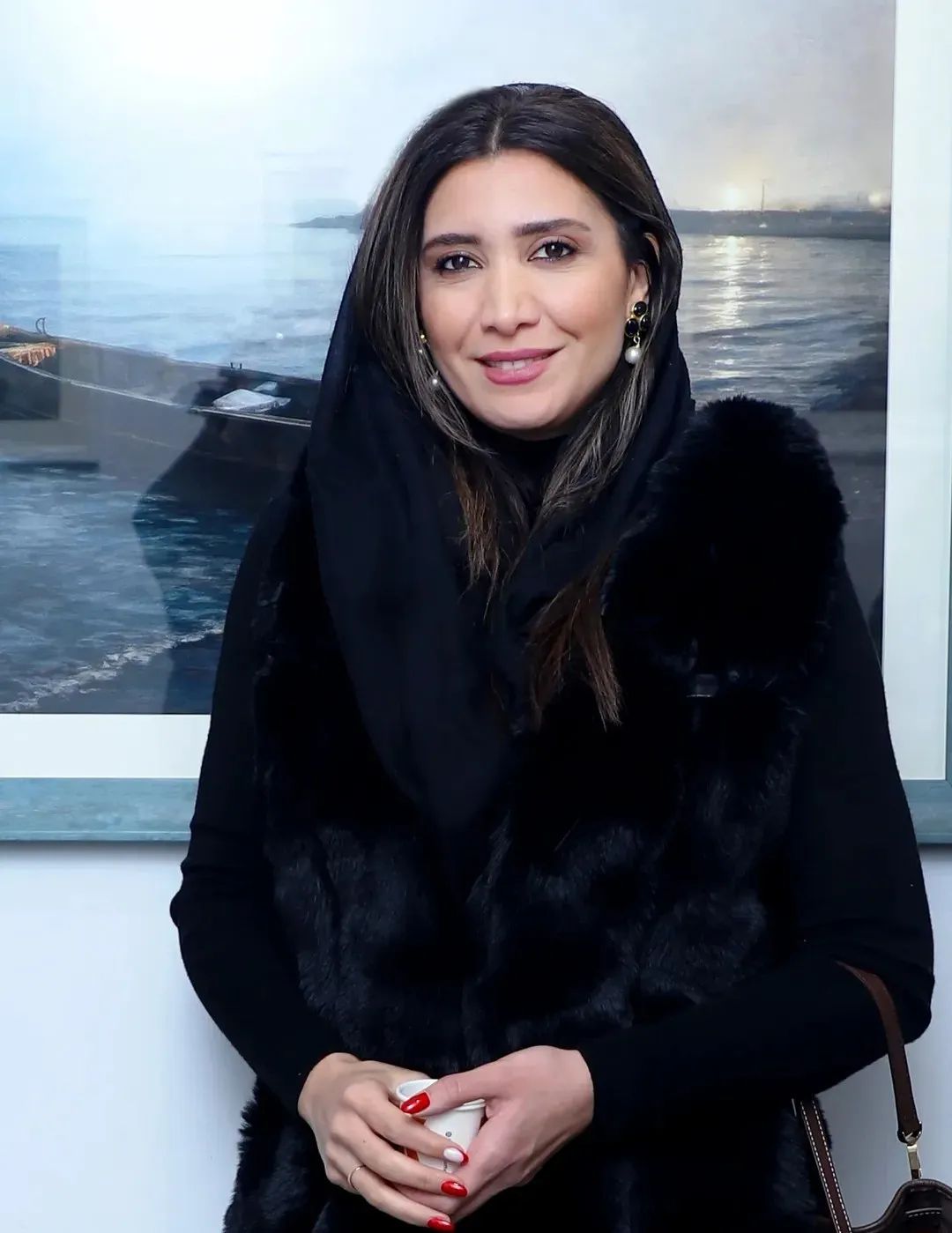 حضور بازیگران در نمایشگاه آثار نقاشی بهار نوروزپور و همسرش امیرعلی نبویان