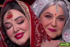 ویدئو | گریم هندی بهاره رهنما و مادرش؛‌ بهاره شبیه آیشواریا رای شد!