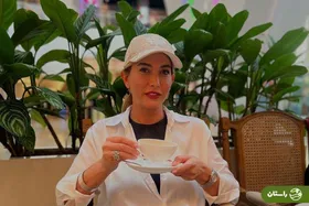 تصاویر فریبا نادری در یک دیدار عاشقانه در کافه