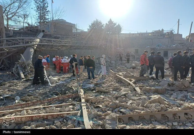 (ویدئو) انفجارهای مهیب در سنندج