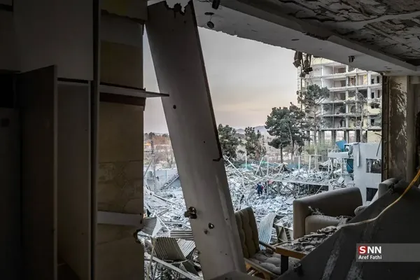 حمله هوایی به مناطق مسکونی در محمدشهر کرج