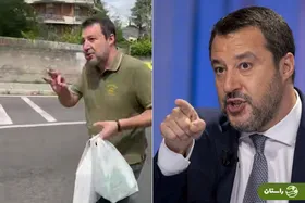 ویدئو | حضور سیاستمدار سرشناس ایتالیایی با شلوارک در برابر محل مذاکرات ایران و آمریکا!