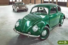 (عکس) تونل زمان؛ تبلیغ فولکس واگن در سال ۱۳۳۲