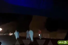 ویدئو عجیب از فرار معتادان کمپ ترک اعتیاد جاجرود