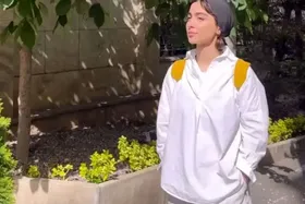 ویدئویی عاشقانه از سونیا حسینی بازیگر نقش نیکا در سریال پایتخت و همسرش