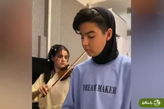 ویدئو |‌ اجرای قطعه زیبای بوی عیدی توسط تینا و تانیا جهانشاهی؛ دو ملی‌پوش فوتبال زنان