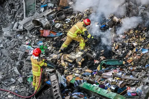 حمله هوایی به مناطق مسکونی در محمدشهر کرج