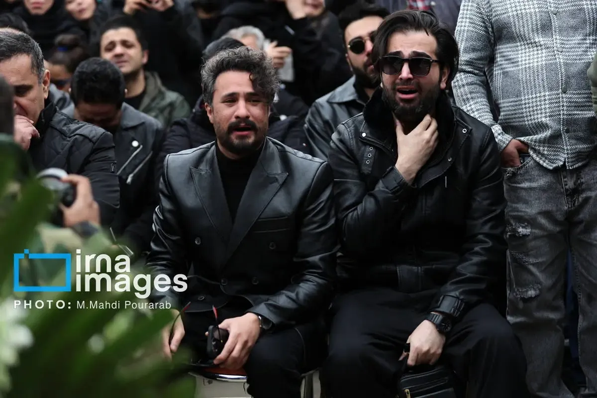 مراسم تشییع حمید هیراد