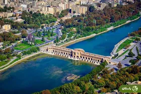 عکسی تکان‌دهنده از زاینده‌رود و شهر اصفهان در گذر زمان