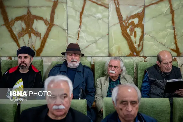 بازیگران پیشکسوت در مراسم یادبود عنایت بخشی