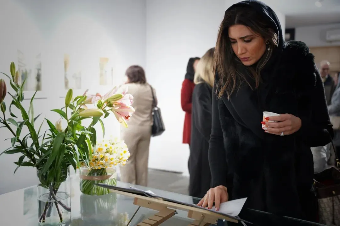 نیکی مظفری در نمایشگاه نقاشی بهار نوروزپور