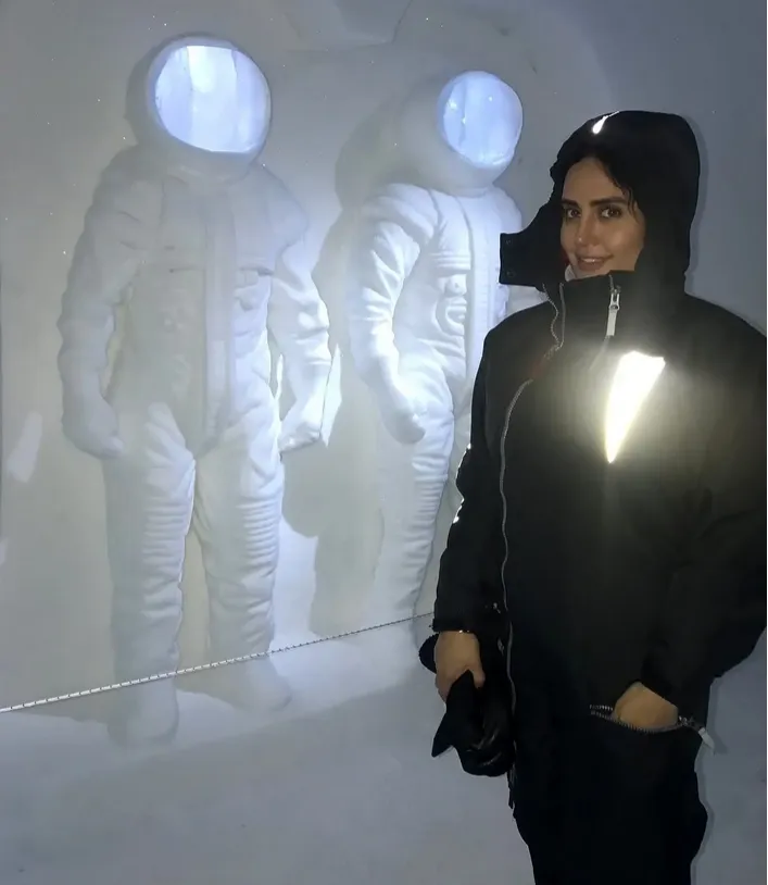 لاکچری بازی الناز شاکردوست در قطب شمال