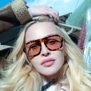 (عکس) گشت و گذار جذاب مدونا در مراکش