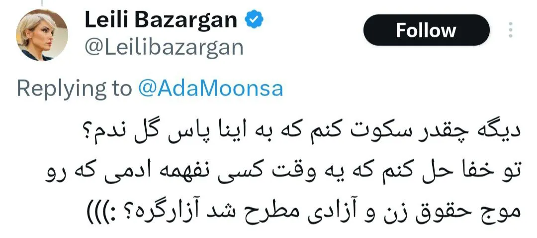 جنجال لیلی بازرگان و شاهین نجفی