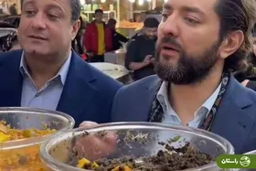 ویدئو | فلافل‌خوری بهرام رادان در لشکرآباد اهواز