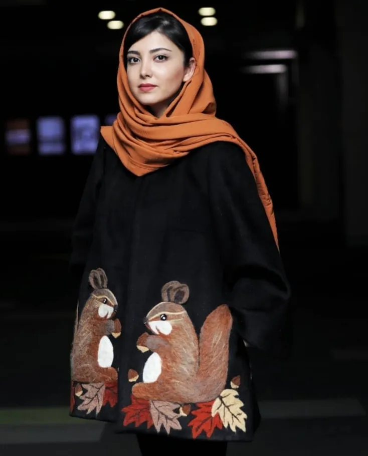 زیبا کرمعلی با تیپ سنجابی