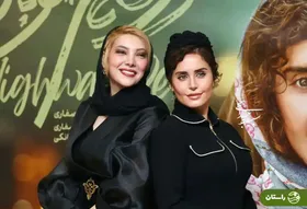 (تصاویر)  الناز شاکردوست، سامان صفاری و صدف اسپهبدی در اکران فیلم «گوزن‌های اتوبان»