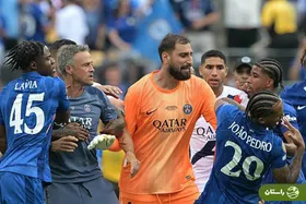 ویدئو | عجیب و باورنکردنی؛ سیلی سنگین لوییز انریکه بر گوش بازیکن چلسی پس از باخت!