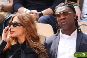 عکس | کلارنس سیدورف و همسر ایرانی‌اش، سوفیا مکرمتی در دیدار نهایی تنیس رومن گاروس ۲۰۲۵