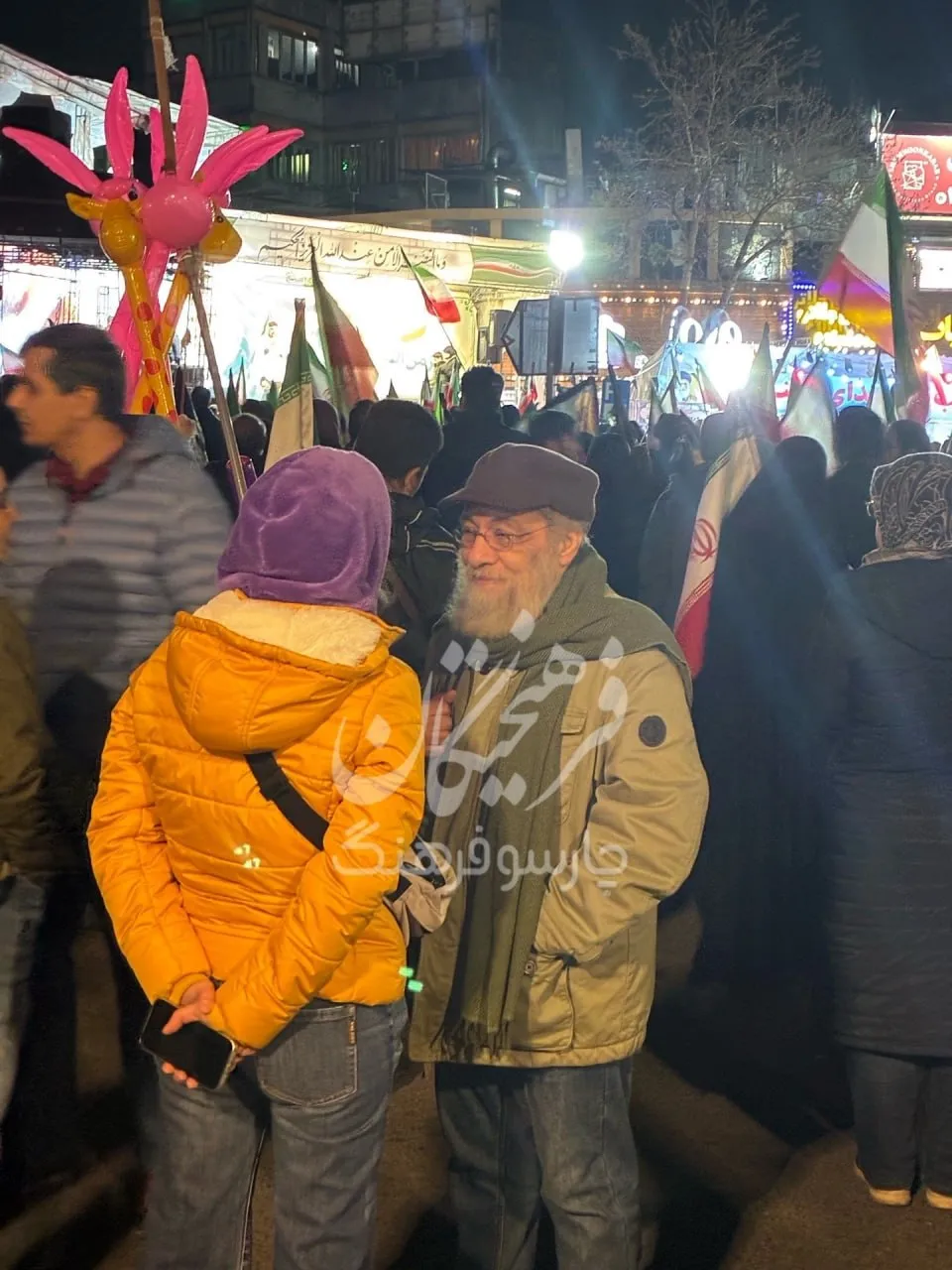 مسعود فراستی در راهپیمایی