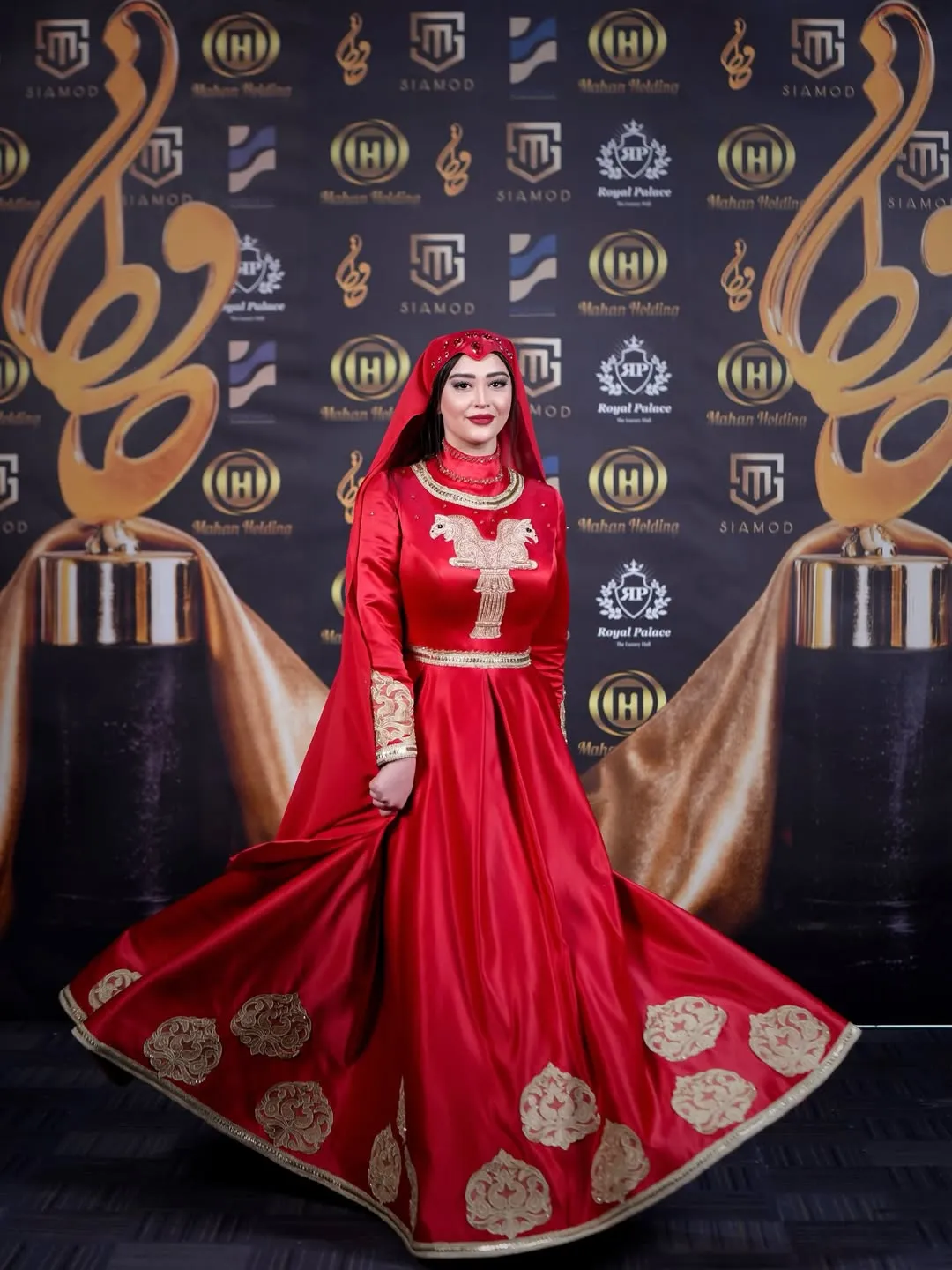 استایل ساغر استاد شریف در جشن حافظ