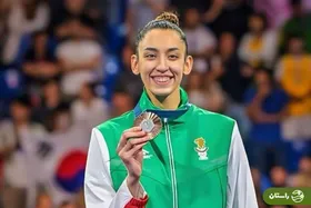 عکس | پیام زیبای کیمیا علیزاده به مردم ایران