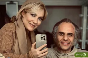 ویدئو | مراحل گریم بابک حمیدیان (جمشید نجات) در سریال تاسیان 