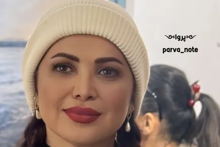 (عکس) استایل زمستانی کمند امیرسلیمانی در نمایشگاه بهار نوروزپور جلب توجه کرد