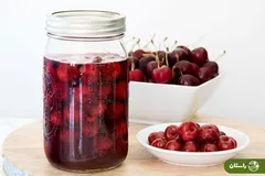 طرز تهیه ترشی آلبالو خوشرنگ و خوشمزه به روش خانگی