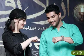 تصاویر خبرساز پردیس احمدیه و سینا مهراد در اکران «از یاد رفته»