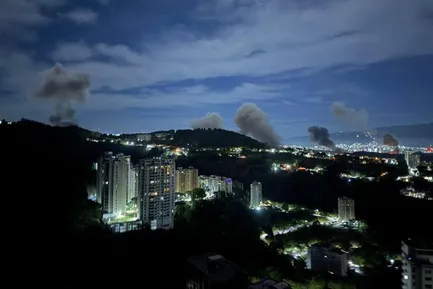 حمله هوایی آمریکا به کاراکاس پایتخت ونزوئلا + تصاویر