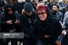 تصاویر تازه از مراسم تشییع پیکر رضا رویگری