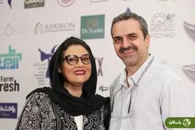 ویدئو | شبنم مقدمی و همسرش علیرضا آرا در مراسم شب بازیگر