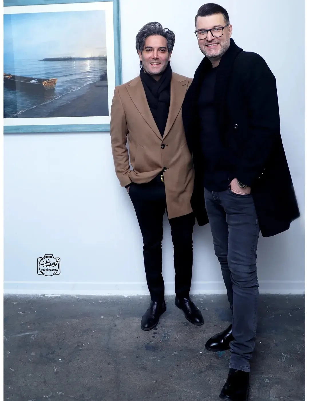 حضور بازیگران در نمایشگاه آثار نقاشی بهار نوروزپور و همسرش امیرعلی نبویان