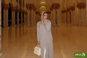 عکس | جورجینا رودریگز با پوشش اسلامی در مسجد شیخ زاید امارات