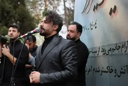 (ویدئو) سخنرانی‌های احساسی و تلخ در مراسم خاکسپاری حمید هیراد