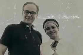 ویدئوی عاشقانه غزل شاکری و همسرش