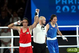 عکس | ایمان خلیف، ورزشکار جنجالی المپیک طلا گرفت