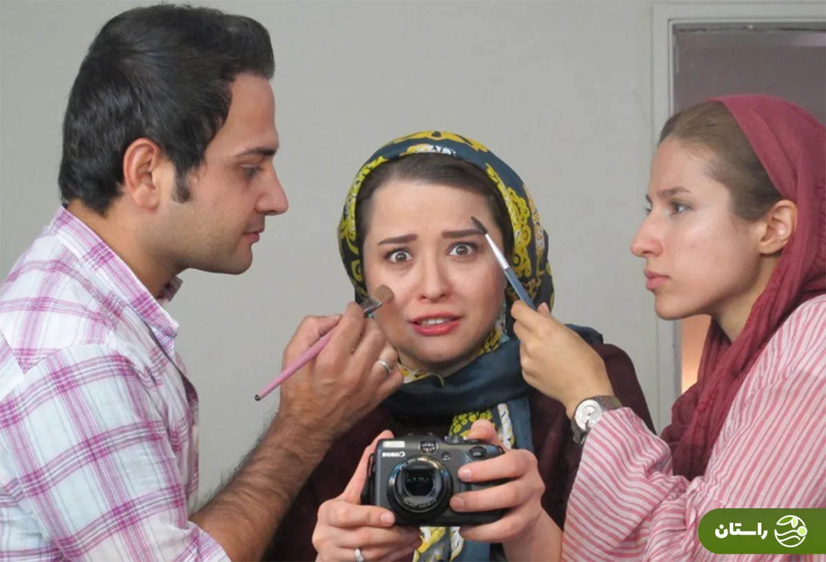 مهراوه شریفی نیا در پشت صحنه یک سریال