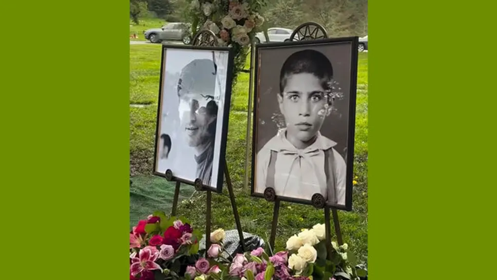 خاکسپاری بهرام بیضایی با نوای حسین علیزاده و مناجات‌خوانی مژده شمسایی