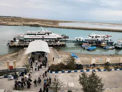 (عکس) شرایط جزیره خارک عادی‌ست