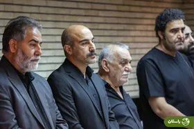 ویدئو | مراسم ختم شهید علیرضا تنابنده، برادرزاده محسن تنابنده با حضور بازیگران و هنرمندان