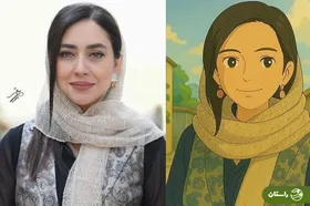 عکس | تونل زمان؛ تغییر چهره بهاره کیان افشار از ۶ سالگی تا ۴۲ سالگی + تصاویر جالب هوش مصنوعی