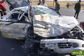 ویدئو | برخورد وحشتناک دو خودرو در پیست زاهدان