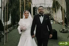 ویدئویی جدید و پربازدید از مراسم عقد مونا کرمی و سپند امیرسلیمانی