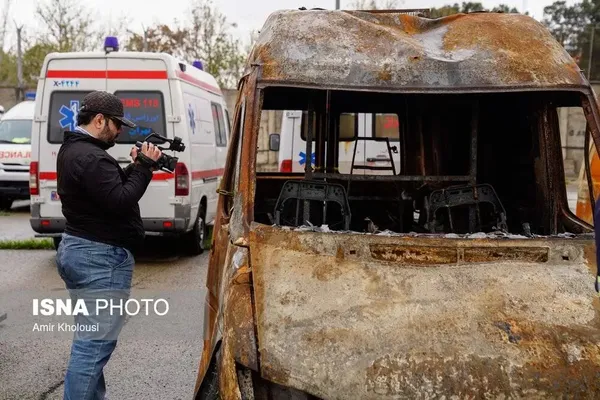 تصاویر حمله به اورژانس نازی&zwnj;آباد