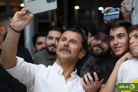 ویدئو | ازدحام مردم برای دیدن امین حیایی و مهران غفوریان در مشهد