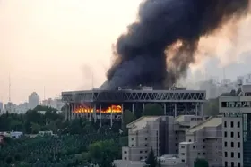 (ویدئو) حمله آمریکا و اسرائیل به محوطه صداوسیما