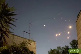 ویدئو | باران موشک‌های ایرانی در آسمان حیفای اشغالی